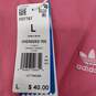 Adidas Women's Pink/White Rose Tone Oversized Tee Size L NWT image number 4