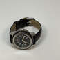 Designer Swiss Army Victorinox Silver-Tone Leather Strap Analog Wristwatch image number 3