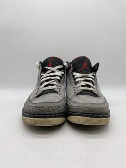 Nike Air Jordan 3 Grey Athletic Shoe Men 10