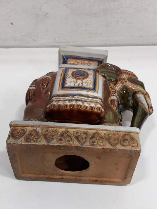 Vintage Colorful Ceramic Elephant image number 6