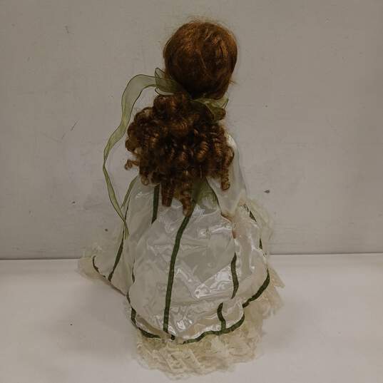Vintage Porcelain Doll w/Stand image number 2