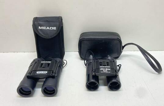 Lot of 2 Assorted Compact Binoculars image number 1