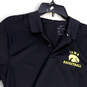 NWT Mens Black NCAA Football Iowa Hawkeyes Dri-Fit Polo Shirt Size Small image number 3
