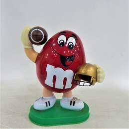 2 Vintage Original MM M&M's Juke Box Red and Green  & Red W/ Football Candy Dispenser Works alternative image