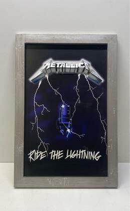 Framed Album Art- Metallica "Ride The Lightning"