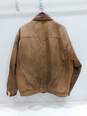 Vintage London Fog Men's Tan Leather Jacket Thermolite Size XL Reg image number 2