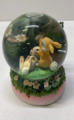 Disney 2005 Store Bambi Thumper And Miss Bunny Snow Water Globe Rare alternative image