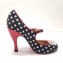 VIntage Christian Lacroix Italy Polka Dot Baroque Pump Heels Shoes Size 36 alternative image