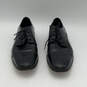 Mens Welles Black Leather Square Toe Lace-Up Oxford Dress Shoes Size 10.5 image number 1