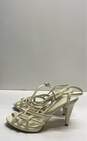 BALLY Italy Vilaine Patent Leather Cage Sandal Heels Shoes Size 10 image number 3