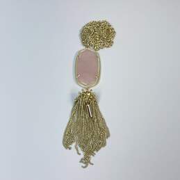 Designer Kendra Scott Gold-Tone Rayne Mother Of Pearl Pendant Necklace alternative image