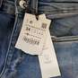 Zara Mid Rise Crop Flare Blue Jeans NWT US Size 2 image number 4