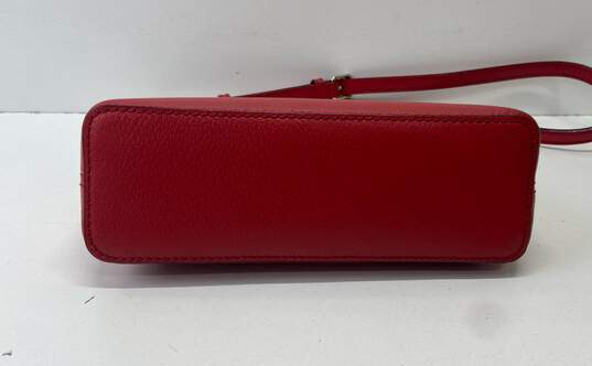 Kate Spade Red Leather Zip Small Crossbody Bag image number 3