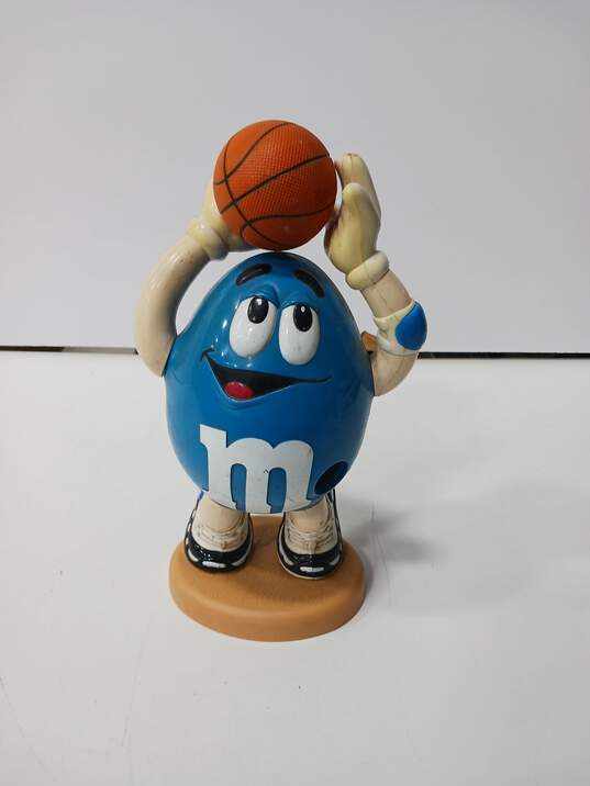 Mars Inc Blue M&M Basketball Themed Candy Dispenser image number 1