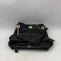 Coach Womens Black Leather Double Handle Turn Lock Shoulder Bag Purse image number 1