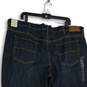 NWT Lucky Brand Mens Blue Denim Stretch Dark Wash Straight Leg Jeans Size 44/32 image number 4