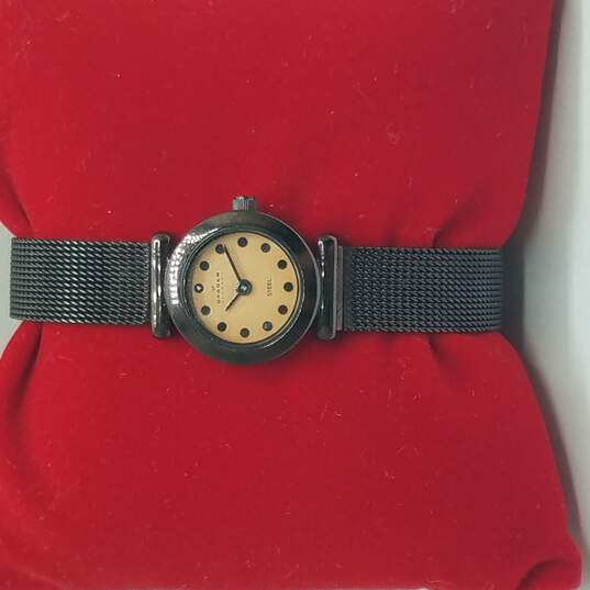 Skagen 107XSMMD 18mm Black Stainless Steel Watch image number 2