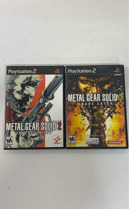 Metal Gear Solid 2: Sons of Liberty & MGS 3: Snake Eater - PlayStation 2 (CIB)