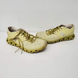 On Cloud X WM's Pale Yellow Running Shoes W8.5 alternative image