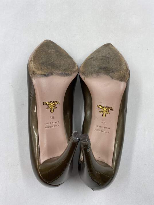 Prada Brown heel Heel Women 8.5 image number 5