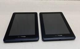 Verizon QMV7A Ellipsis 7" Tablet 8GB Verizon 4G WiFi (Lot of 2)