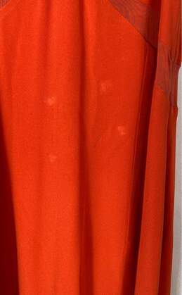 Valentino Orange Bodycon Dress - Size Medium alternative image