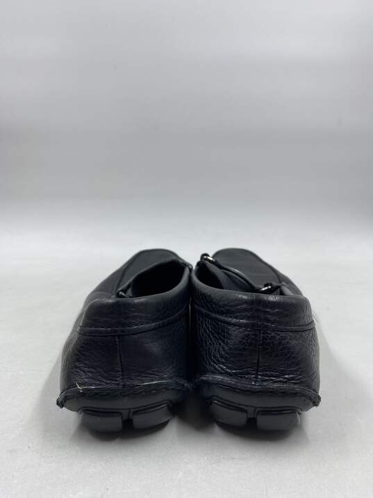 Authentic Prada Black Leather Loafer Drivers M 9.5 image number 4