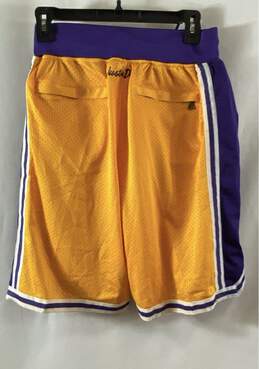 Just Don Men Gold/Purple LA Lakers Athletic Shorts- M alternative image