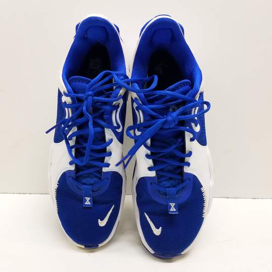 Nike Paul George PG 5 TB Royal Blue White Basketball Shoes Sneakers - Size  10.5