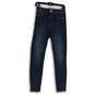 Zara Womens Blue Denim Medium Wash 5-Pocket Design Skinny Leg Jeans Size 6 image number 1