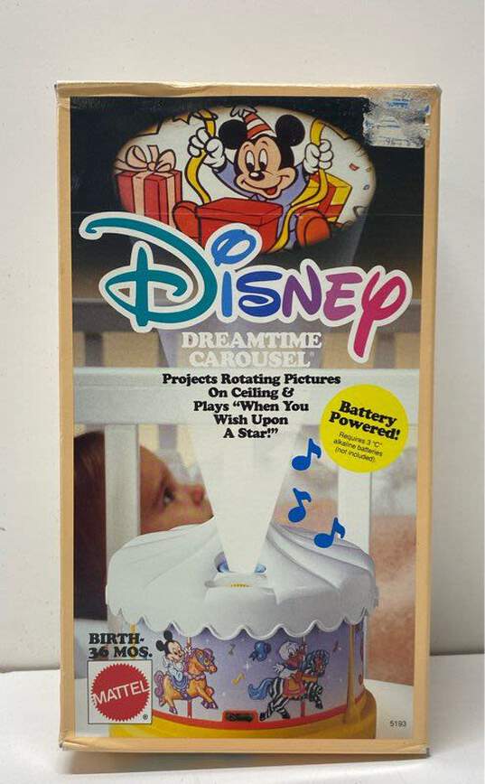 Vintage Disney Dreamtime Ceiling Projector Carousel By Mattel (NIB) image number 1