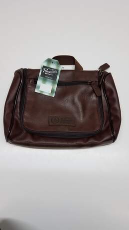 Penguin Brown Leather Travel Bag