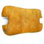 Vintage Wood & Leather Cushion Camel Saddle Foot Stool Home Decor image number 2