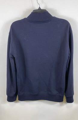 Coach Womens Outlet Essential Midnight Blue Quarter Zip Pullover Sweatshirt Sz M alternative image