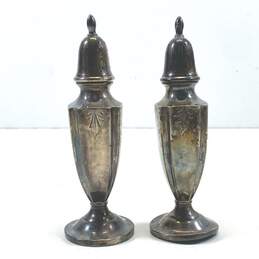 Fisher Sterling Vintage Salt and Pepper Tableware Shakers 2pc Set Not Waited alternative image