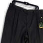 NWT Womens Gray Pinstripe Pockets Straight Leg Dress Pants Size 36Wx30L image number 1