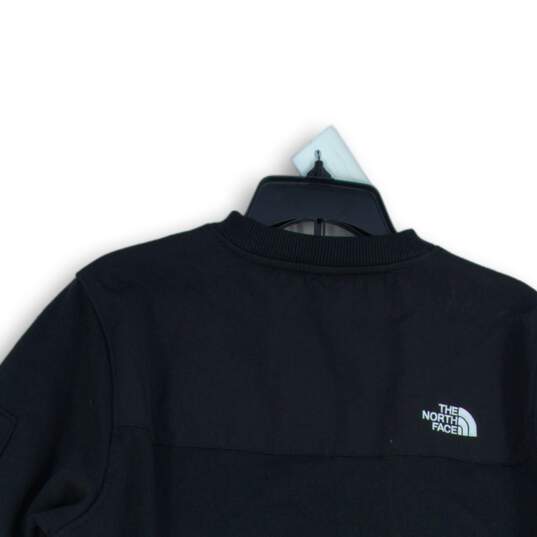 NWT The North Face Womens Black Crew Neck Long Sleeve Pullover Sweatshirt Size S image number 4