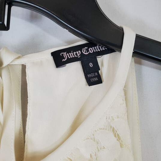 Juicy Couture Women White Dress SZ 0 NWT image number 3