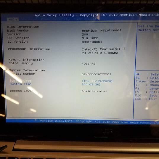 ASUS X202E 11in Laptop Intel Pentium 2117U CPU 4GB RAM 500GB HDD image number 9