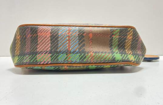 Dooney & Bourke Check Plaid Baguette Shoulder Bag image number 3