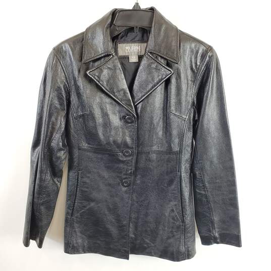 Wilson's Leather Women Black Leather Jacket XS image number 1