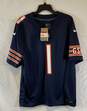 Nike NFL Chicago Bears Justin Fields #1 Blue Football Jersey - Size Large image number 1