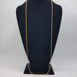 14k Gold Twist Chain Necklace 4.4g