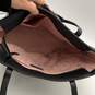 Kate Spade Womens Black Leather Inner Pocket Double Handle Tote Handbag image number 3