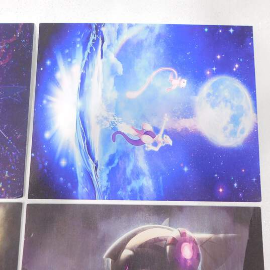 Lot of 4 Pokemon Canvas Art Prints w/ Rayquaza Mew Mewtwo Latias Latios & Palkia image number 3