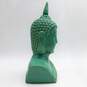 Large Ceramic Turquoise Blue Glaze Thai Buddha Head Statue Idol God 22 Inch image number 3
