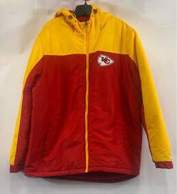 NFL Men's Red/Yellow Kansas City Chiefs Jacket- XL NWT