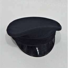 Vintage Midway Cap Co. 5 Star Conductor Uniform Dress Hat Navy Size 7 1/4 alternative image