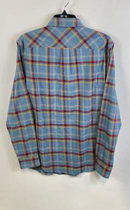 Original Penguin Mens Multicolor Plaid Long Sleeve Button-Up Shirt Size Medium alternative image