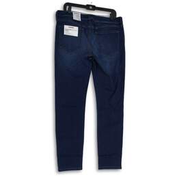 NWT Sonoma Womens Blue Denim Supersoft Stretch Mid Rise Curvy Skinny Jeans Sz 14 alternative image
